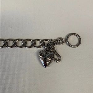 Juicy Couture Silver Charm Bracelet